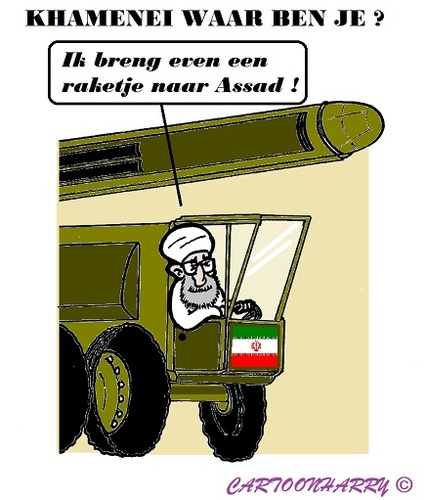 Cartoon: Khamenei (medium) by cartoonharry tagged iran,khamenei,ayatollah