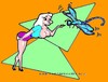 Cartoon: Dragonfly (small) by cartoonharry tagged insects,girls,nude,cartoonharry,dutch,cartoonist,toonpool