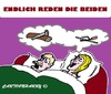 Cartoon: Eigentlich (small) by cartoonharry tagged gespraech,endlich,schlafen