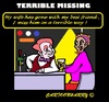 Cartoon: Friendship (small) by cartoonharry tagged bar,barkeeper,friendship,friend,wife,husband,go,miss
