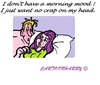 Cartoon: Morning mood (small) by cartoonharry tagged head,mood,crap,morning,bed