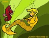 Cartoon: Seahorse (small) by cartoonharry tagged seahorse,mermaid,girls,sexy,cartoon,cartoonist,cartoonharry,dutch,toonpool