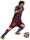 Cartoon: Lionel Messi (small) by Pascal Kirchmair tagged lionel,messi,barcelona,fc,football,footballer,fußballer,soccer,player,joueur,de,foot