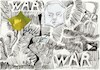 Cartoon: Automatic drawing. 11 (small) by Kestutis tagged automatic drawing war youtube ukraine russia kestutis lithuania