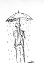 Cartoon: Bad Day (small) by James tagged bad,day,rainy,rain,umbrella,sketch,illustration,art