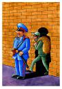 Cartoon: Shadow (small) by Makhmud Eshonkulov tagged military,police,shadow,crime