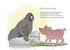 Cartoon: Meerschweine bevorzugt (small) by gege tagged tier,tiere,seebär,schwein,meerschwein,seehund
