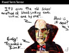 Cartoon: Fixed Term Terror (small) by PETRE tagged dracula,vampires,blood,banks,crisis