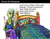 Cartoon: HORROR FOR EVERYONE (small) by PETRE tagged zombies,horror,tales