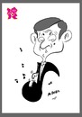 Cartoon: Mr Bean and Olympic 2012 (small) by thinhpham tagged mr,bean,olympic,london,2012,zenchip,funny