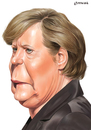 Cartoon: Angela Merkel (small) by penava tagged angela merkel karikatur caricature angie kanzlerin chancellor politikerin politician politics bundeskanzlerin