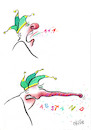 Cartoon: abstand! (small) by Petra Kaster tagged corona,pandemie,hygienemaßnahmen,karneval,viren,virenübertragung,hygiene,ansteckungsgefahr,kontaktverbot,party,naturkatastrophen