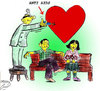 Cartoon: aids (small) by Hossein Kazem tagged aids