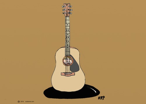 Cartoon: Gutar soul (medium) by tonyp tagged arp,guitar,man,music,soul,sole,arptoons