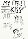 Cartoon: My First Kiss (small) by tonyp tagged arp,kiss,arptoons