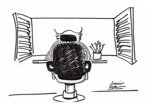 Cartoon: Al Hirschfeld (medium) by juniorlopes tagged al,hirschfeld,al,hirschfeld