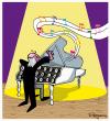 Cartoon: Composers (small) by Marcelo Rampazzo tagged composers,music,piano
