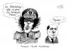 Cartoon: Angeber (small) by Stuttmann tagged muammar,al,gaddafi,silvio,berlusconi,italien,libyen