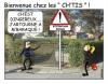 Cartoon: BIENVENUE CHEZ LES CH tis (small) by chatelain tagged humour,ch,tis,patarsort,chatelain,