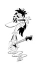 Cartoon: Rock N Roll Snake (small) by Gordon Hammond tagged keith,richards