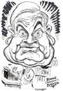 Cartoon: RONNIE BARKER (small) by Tim Leatherbarrow tagged tworonnies,ronniebarker,ronniecorbett,bbc,comedy
