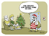 Cartoon: Von drauss vom... (small) by FEICKE tagged weihnachten,klima,winter,milde,temperatur,wetter,weihnachtszeit,warm