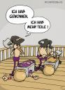 Cartoon: Henker Konkurrenzkampf (small) by mil tagged henker,scharfrichter,beil,wettbewerb,sieg,mil