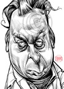 Cartoon: Christopher Hitchens (small) by Russ Cook tagged christopher,hitchens,writer,author,essayist,polemicist,debater,debate,public,polemic,essay,writing,journalist,contrarian,god,is,not,great,letters,to,young,mother,theresa,atheist,atheism,trotsky,trotskyist,labour,socialist,marxist,marxism