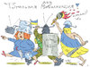 Cartoon: Insgesamt Mobilisierung (small) by Sergey Repiov tagged ukraine,mobilisierung