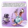 Cartoon: LACHHAFT Cartoon No. 290 (small) by LACHHAFT tagged cartoon,comic,lachhaft,michael,mantel,witze,herr,selowski,zehennägel,wehtun,autsch,blut,filmen