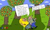 Cartoon: Worte (small) by Leichnam tagged worte,neuschöpfungen,apfelbäume,natur,zwei,herren
