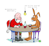 Cartoon: Weihnachten 2020 (small) by Trantow tagged weihnachten,osterhase,weihnachtsmann,2020,corona,virus,pandemie
