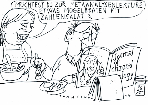 Cartoon: Analyse (medium) by Jan Tomaschoff tagged medizin,studien,forschung,medizin,studien,forschung
