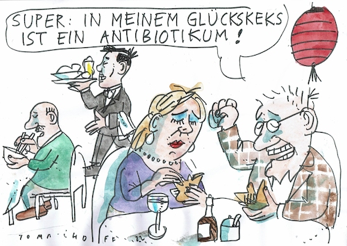 Cartoon: Glück (medium) by Jan Tomaschoff tagged medikamente,china,glück,medikamente,china,glück