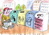 Cartoon: Lebensversicherung (small) by Jan Tomaschoff tagged lebensversicherung,geldanlage,zinsen