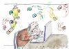 Cartoon: Netz (small) by Jan Tomaschoff tagged internet,kommunikation,informationsflut