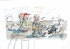 Cartoon: Pleitegeier (small) by Jan Tomaschoff tagged wirtschaft,flaute,rezession,pleite