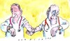 Cartoon: Puls (small) by Jan Tomaschoff tagged puls,arzt,ärzte,stress,arbeit,job,praxis,gesundheit