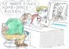 Cartoon: Rücken (small) by Jan Tomaschoff tagged corona,home,office,sitzen