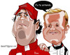 Cartoon: Felipe Massa e Rubinho (small) by MRDias tagged caricature charge