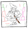 Cartoon: Aubergine (small) by Hayati tagged aubergine,pascha,pasa,patlican,cartoon,karikatur,hayati,boyacioglu