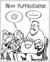 Cartoon: Beim Puppendoktor (small) by Harm Bengen tagged puppendoktor,puppe,kind,doktor,mann,sex,spielzeug,sexspielzeug,aufblasbar,kaputt,schwanger