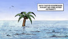 Cartoon: Cancun-Kompromiß (small) by Harm Bengen tagged cancun mexiko kompromiß klima klimagipfel klimakonferenz konferenz verhandlung umweltminister röttgen globale erwärmung deutschland usa china bolivien kontrolle abkommen insel wasser meeresspiegel