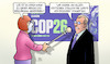 Cartoon: COP26-Abschluss (small) by Harm Bengen tagged abschlusserklaerung,kritische,worte,bisschen,eingefuegt,interview,weltklimakonferenz,cop26,klimaschutz,klimawandel,harm,bengen,cartoon,karikatur