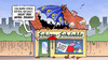 Cartoon: Hebel (small) by Harm Bengen tagged hebel,rettungsschirm,efsf,eu,euro,schäuble,finanzminister,schirm,kredithebel,kredit,schulden,aufstockung,schuldenkrise,krise,anleihen,stabilisierung