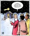 Cartoon: Stern (small) by Harm Bengen tagged stern krippe komet hirten maria josef joseph könige drei heilige weihnachten christus jesus bethlehem religion