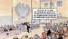 Cartoon: TTIP (small) by Harm Bengen tagged ttip,freihandelsabkommen,deutschland,europa,usa,zoll,standards,chlorhaehnchen,chlohr,huehner,harm,bengen,cartoon,karikatur