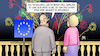 Cartoon: V.d.L.-Feuerwerk (small) by Harm Bengen tagged feuerwerk,gegner,bezahlen,eu,europaparlament,kritiker,von,der,leyen,wählen,wahl,kommissionspräsidentin,harm,bengen,cartoon,karikatur