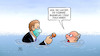 Cartoon: Wasser und Inzidenz (small) by Harm Bengen tagged wasser,inzidenz,steigen,interview,corona,hochwasser,überschwemmungen,harm,bengen,cartoon,karikatur