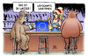 Cartoon: Wirtschaftssanktionen (small) by Harm Bengen tagged wirtschaftssanktionen,wirtschaft,kneipe,baer,stier,russland,ukrainie,handel,sanktionen,eu,europa,harm,bengen,cartoon,karikatur